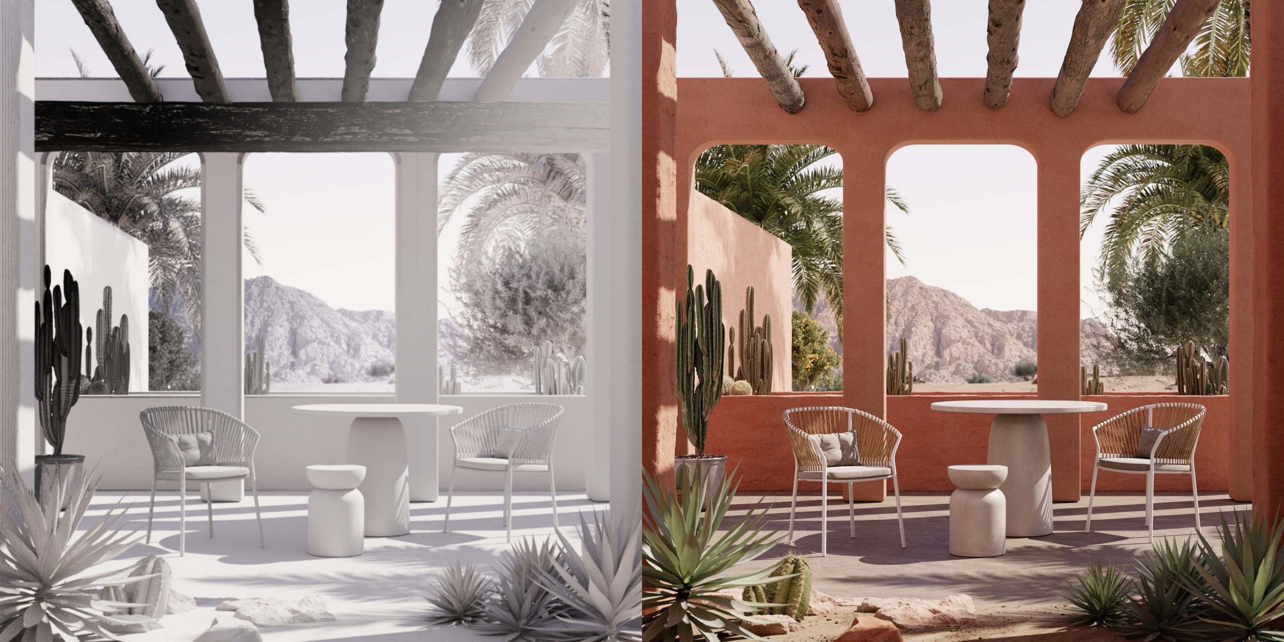 High-end outsource 3d exterior rendering workflow