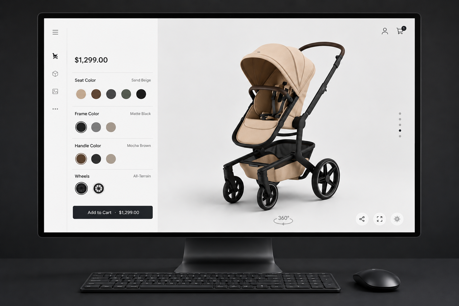 interactive ecommerce 3d models to boost conversion 3d rendering